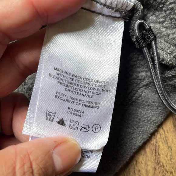 Columbia Full Zip Fleece Gray Orange Jacket Size M - Picture 9 of 12